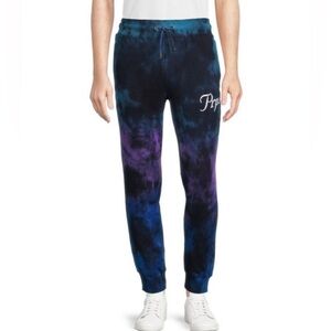 NWT PRPS Hevea Tie Dye Joggers in Purple Multi